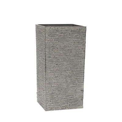 G21 Natur Tube šedý 35 x 70 x 35 cm květináč