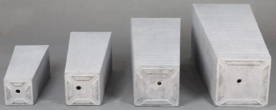 G21 Stone Linea 46 cm šedý dekorativní květináč