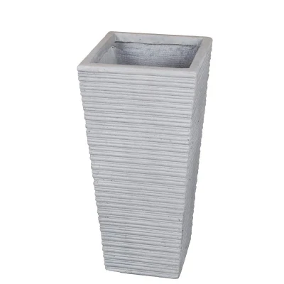 G21 Stone Linea 59 cm šedý dekorativní květináč