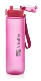 G21 Láhev na pití, 1000 ml, růžová-zmrzlá