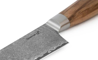G21 Nůž Gourmet Damascus 17 cm, Santoku, rukojeť zebrawood