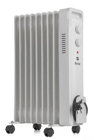 G21 Olejový radiátor Merapi bílý, 9 žeber, 2000 W