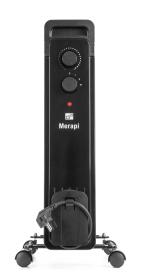 G21 Olejový radiátor Merapi černý, 11 žeber, 2500 W