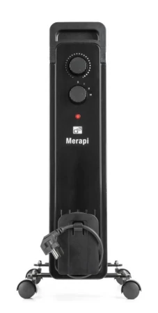 G21 Olejový radiátor Merapi čierny, 11 rebier, 2500 W