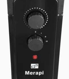 G21 Olejový radiátor Merapi černý, 11 žeber, 2500 W