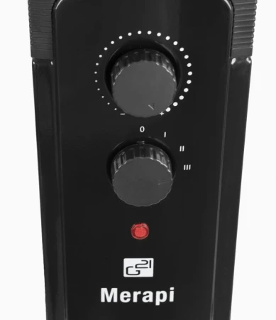 G21 Olejový radiátor Merapi čierny, 11 rebier, 2500 W