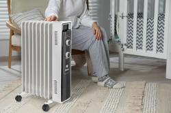 G21 Olejový radiátor Vesuv bílý, 9 žeber, 2000 W