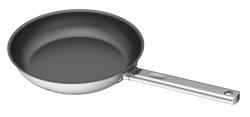 G21 Pánev Gourmet Magic 28 cm s poklicí, nerez