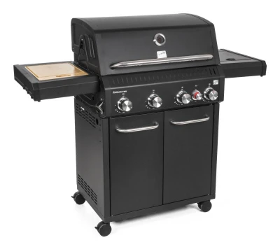 G21 Plynový gril Alabama Black BBQ Premium Line, 5 hořáků + zdarma redukční ventil