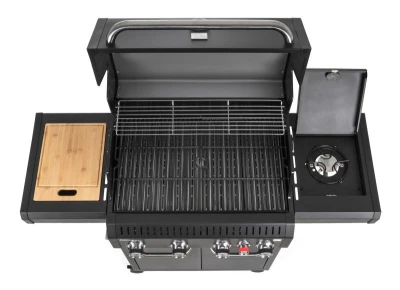 G21 Plynový gril Alabama Black BBQ Premium Line, 5 hořáků + zdarma redukční ventil