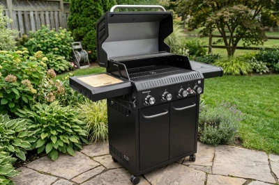 G21 Plynový gril Alabama Black BBQ Premium Line, 5 hořáků + zdarma redukční ventil