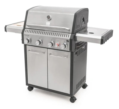 G21 Plynový gril Alabama Silver BBQ Premium Line, 5 hořáků + zdarma redukční ventil