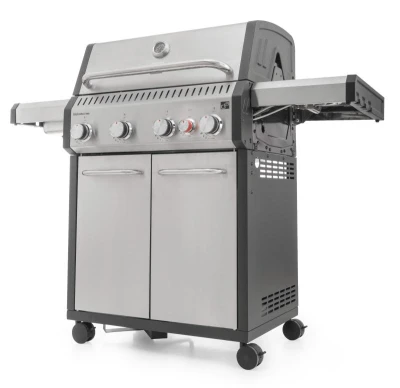 G21 Plynový gril Alabama Silver BBQ Premium Line, 5 hořáků + zdarma redukční ventil