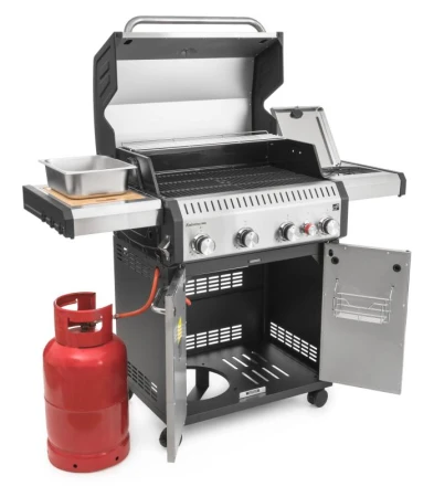 G21 Plynový gril Alabama Silver BBQ Premium Line, 5 hořáků + zdarma redukční ventil