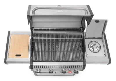 G21 Plynový gril Alabama Silver BBQ Premium Line, 5 hořáků + zdarma redukční ventil