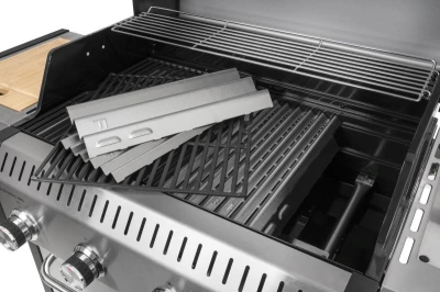 G21 Plynový gril Alabama Silver BBQ Premium Line, 5 hořáků + zdarma redukční ventil