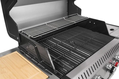 G21 Plynový gril Alabama Silver BBQ Premium Line, 5 hořáků + zdarma redukční ventil
