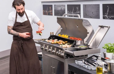 G21 Plynový gril Mexico BBQ Premium line, 7 horákov + zadarmo redukčný ventil