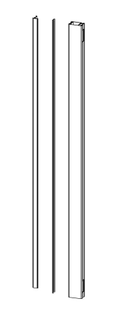 G21 montážní profil pro bránu s pohonem 158 cm