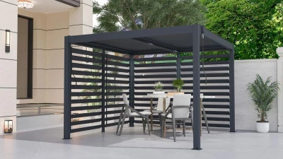 G21 Příslušenství otočná lamelová stěna 2,8x2,2 m pro pergolu Austin