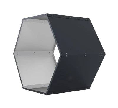 G21 Přístřešek na dřevo HEX 53 - 92 x 60 cm, antracitový