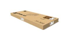 G21 Přístřešek na dřevo WOH 181 - 242 x 75 cm, hnědý