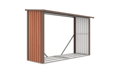 G21 Přístřešek na dřevo WOH 335 - 242 x 89 cm, hnědý G21 Přístřešek na dřevo WOH 335 - 242 x 89 cm, hnědý