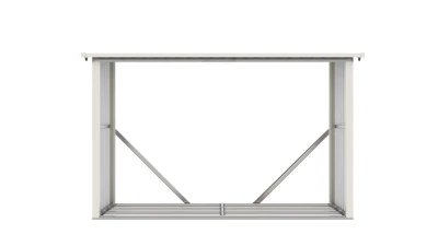G21 Přístřešek na dřevo WOH 335 - 242 x 89 cm, šedý