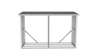 G21 Přístřešek na dřevo WOH 682 - 302 x 119 cm, antracitový