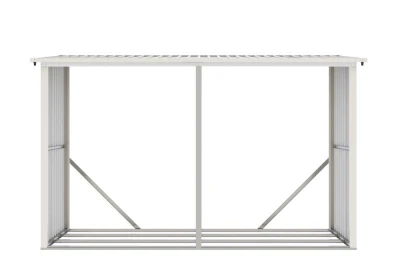 G21 Přístřešek na dřevo WOH 682 - 302 x 119 cm, zelený