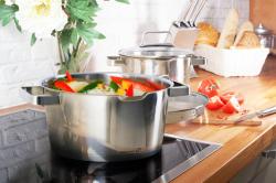 G21 Sada nádobí Gourmet Magic s cedníkem, 13 dílů, nerez