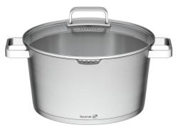 G21 Sada nádobí Gourmet Magic s cedníkem, 4 díly, nerez