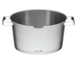 G21 Sada nádobí Gourmet Magic s cedníkem, 4 díly, nerez