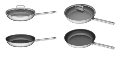 G21 Sada nádobí Gourmet Magic s cedníkem, 4 díly, nerez