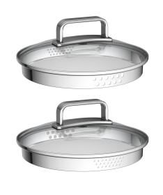 G21 Sada nádobí Gourmet Magic s cedníkem, 4 díly, nerez