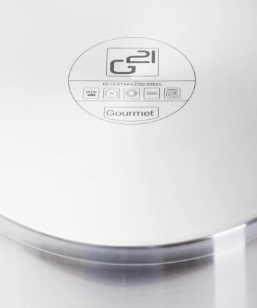 G21 Sada nádobí Gourmet Magic s cedníkem, 4 díly, nerez