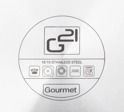 G21 Sada nádobí Gourmet Magic s cedníkem, 4 díly, nerez