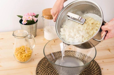 G21 Sada nádobí Gourmet Magic s cedníkem, 9 dílů, nerez
