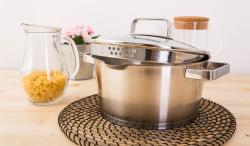 G21 Sada nádobí Gourmet Magic s cedníkem, 9 dílů, nerez