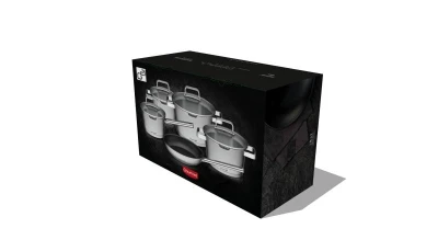 G21 Sada nádobí Gourmet Magic s cedníkem, 9 dílů, nerez