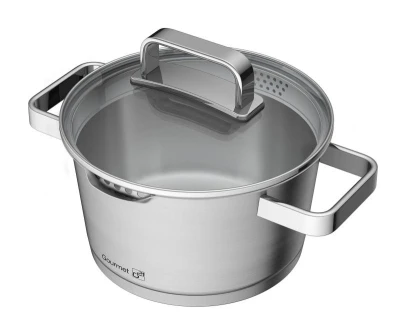 G21 Sada nádobí Gourmet Magic s cedníkem, 9 dílů, nerez