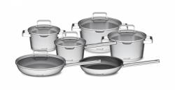 G21 Sada nádobí Gourmet Magic s pánví navíc, 11 dílů, nerez