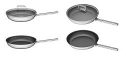 G21 Sada nádobí Gourmet Magic s pánví navíc, 11 dílů, nerez