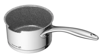 G21 Sada nádobí Gourmet Miracle s cedníkem, 9 dílů, nerez/greblon