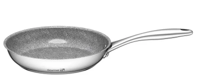 G21 Sada nádobí Gourmet Miracle s cedníkem, 9 dílů, nerez/greblon