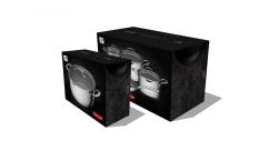 G21 Sada nádobí Gourmet Miracle s hrncem navíc, 11 dílů, nerez/greblon