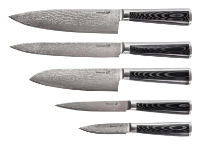 G21 Sada nožů Damascus Premium, Box, 5 ks G21 Sada nožů Damascus Premium, Box, 5 ks