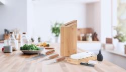 G21 Sada nožů Gourmet Damascus small box 3 ks, rukojeť zebrawood