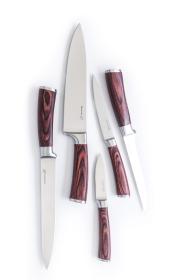 G21 Sada nožů Gourmet Nature 5 ks + bambusový blok