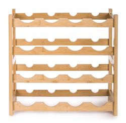 G21 Stojan na víno na 16 lahví, bambusový